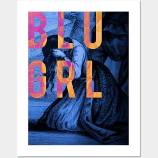 Blu Grl remix Posters and Art